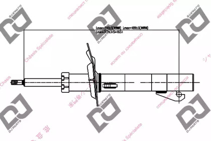 Амортизатор DJ PARTS DS1778GS